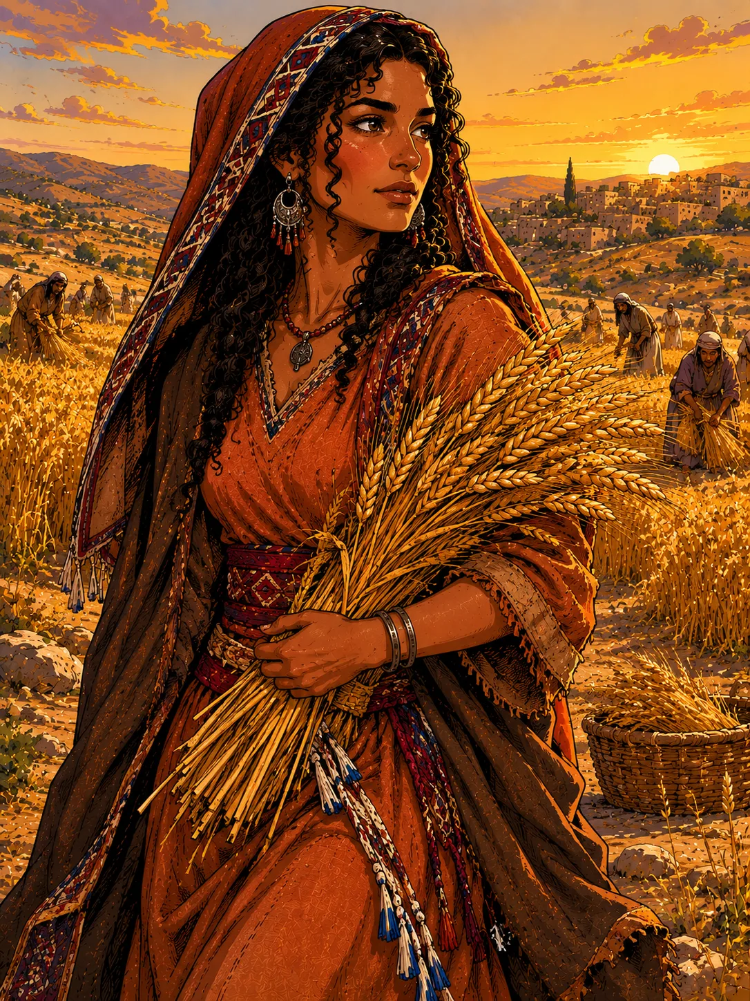 Ruth — Moabite whose faithfulness made her great-grandmother of David